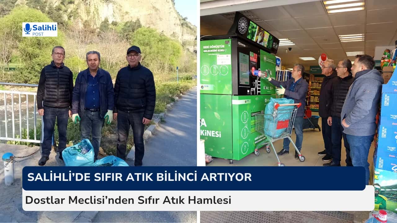 Salihli'de Pet Şişeler Toplandı, Geri Dönüşüme Kazandırıldı
