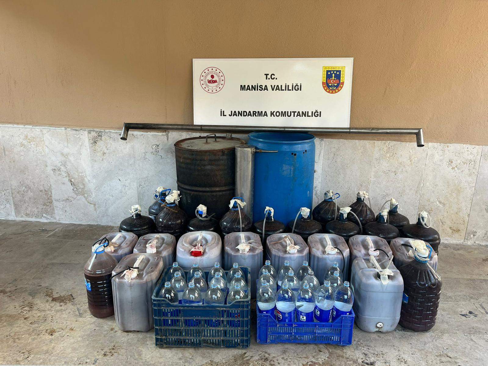 Sahte içki operasyonu: Tam 540 litre !