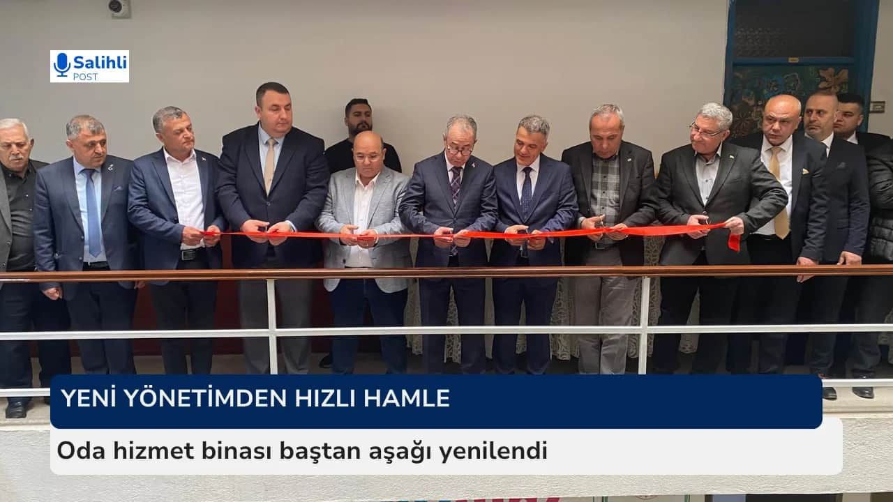 Yeni yönetimden hızlı hamle... Oda hizmet binası baştan aşağı yenilendi