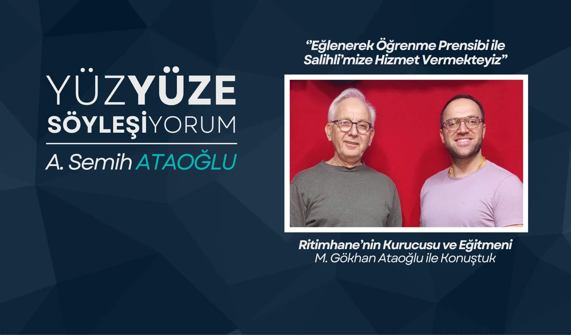 ‘’Eğlenerek Öğrenme Prensibi ile Salihli’mize Hizmet Vermekteyiz’’