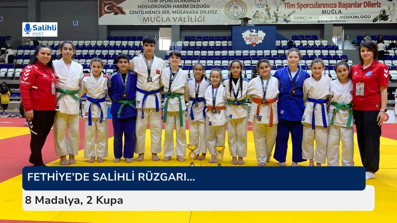 Fethiye’de Salihli Rüzgarı... 8 Madalya, 2 Kupa