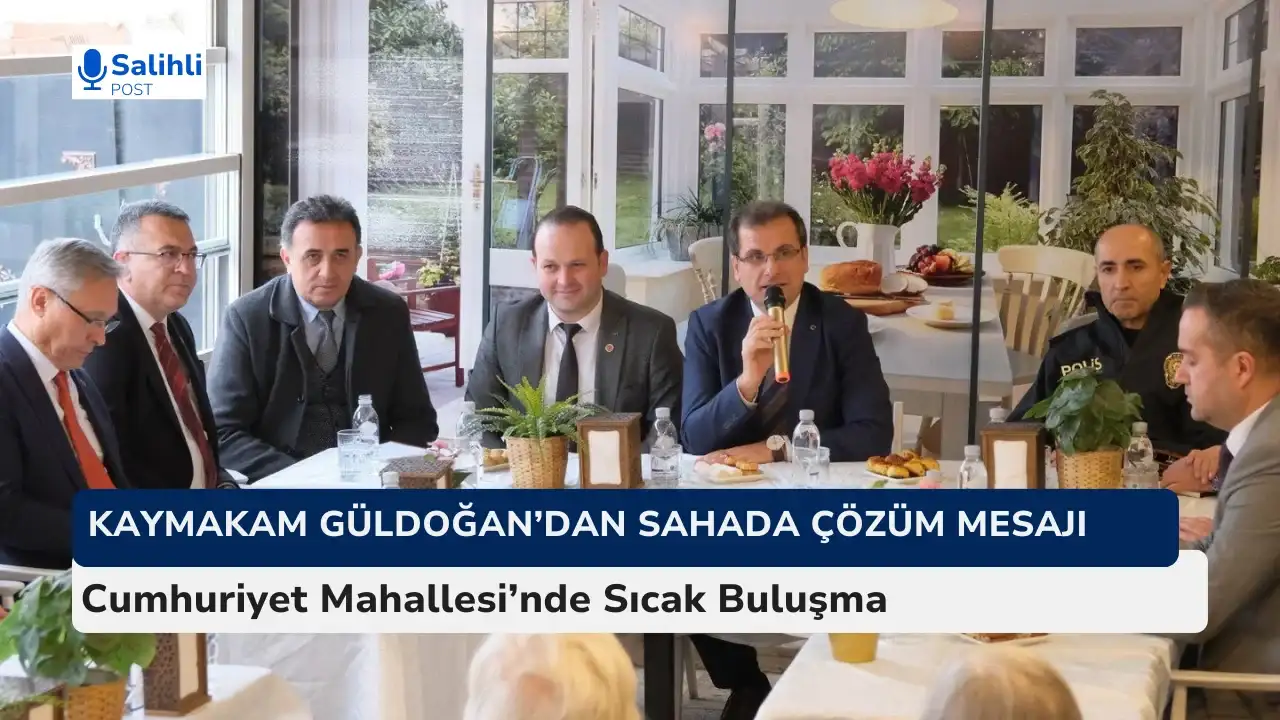 Cumhuriyet Mahallesi’nde Sıcak Buluşma