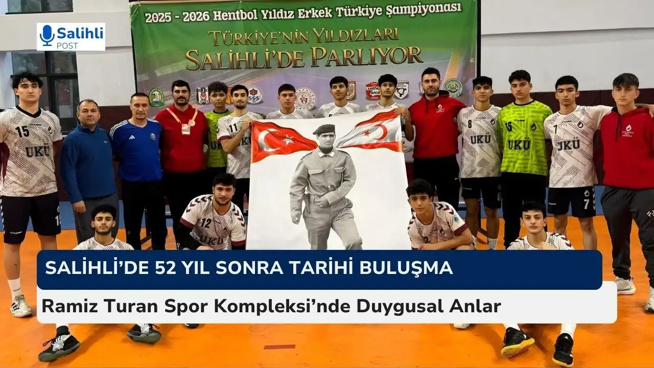 Salihli’de Sporla Vefa Buluştu ! Kıbrıslı Yıldızlar Şehit Ramiz Turan’ı Andı