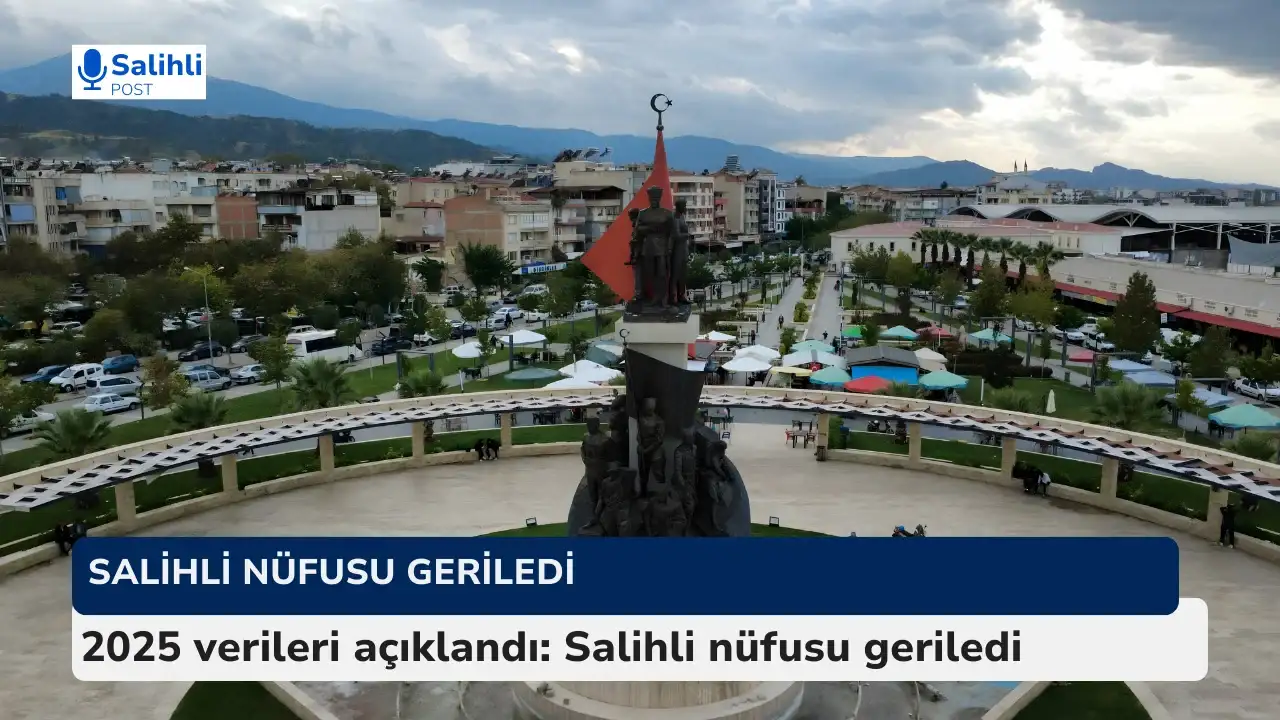 2025 verileri açıklandı: Salihli nüfusu geriledi