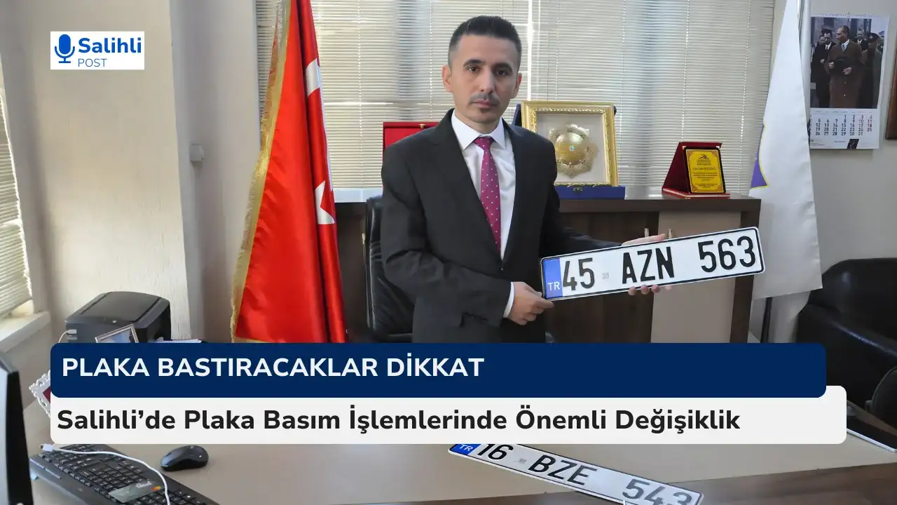Salihli Şoförler Odası’ndan Plaka Ödemelerine Yeni Sistem