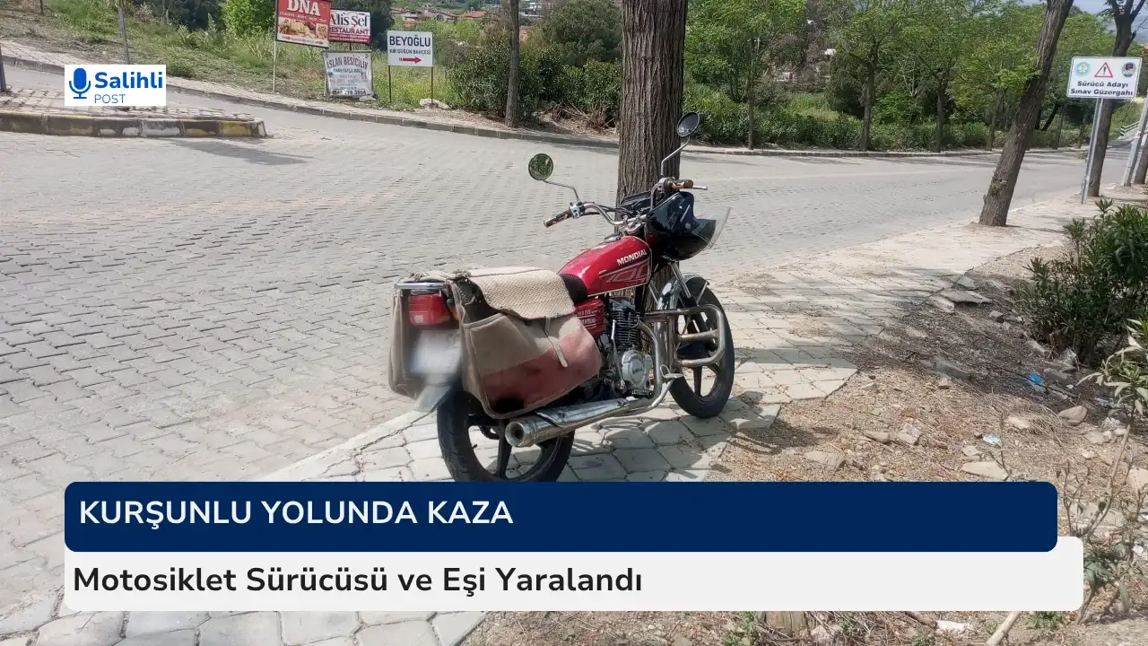 Kurşunlu Yolunda Kaza...Motosiklet Sürücüsü ve Eşi Yaralandı