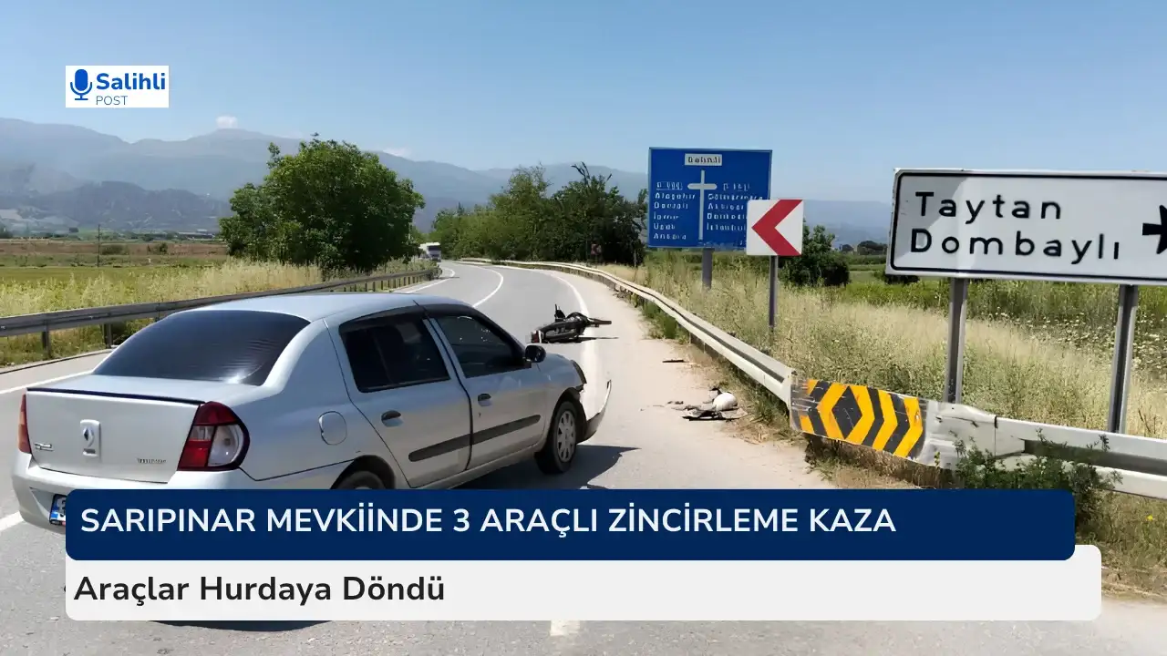 Taytan Mahallesi’nde Korkutan Kaza! Sürücü Hastaneye Kaldırıldı