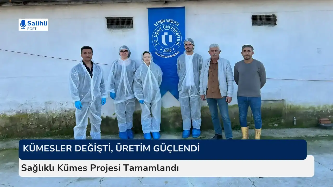 Gençlerden Tarıma Dokunuş... Sağlıklı Kümes Projesi Tamamlandı