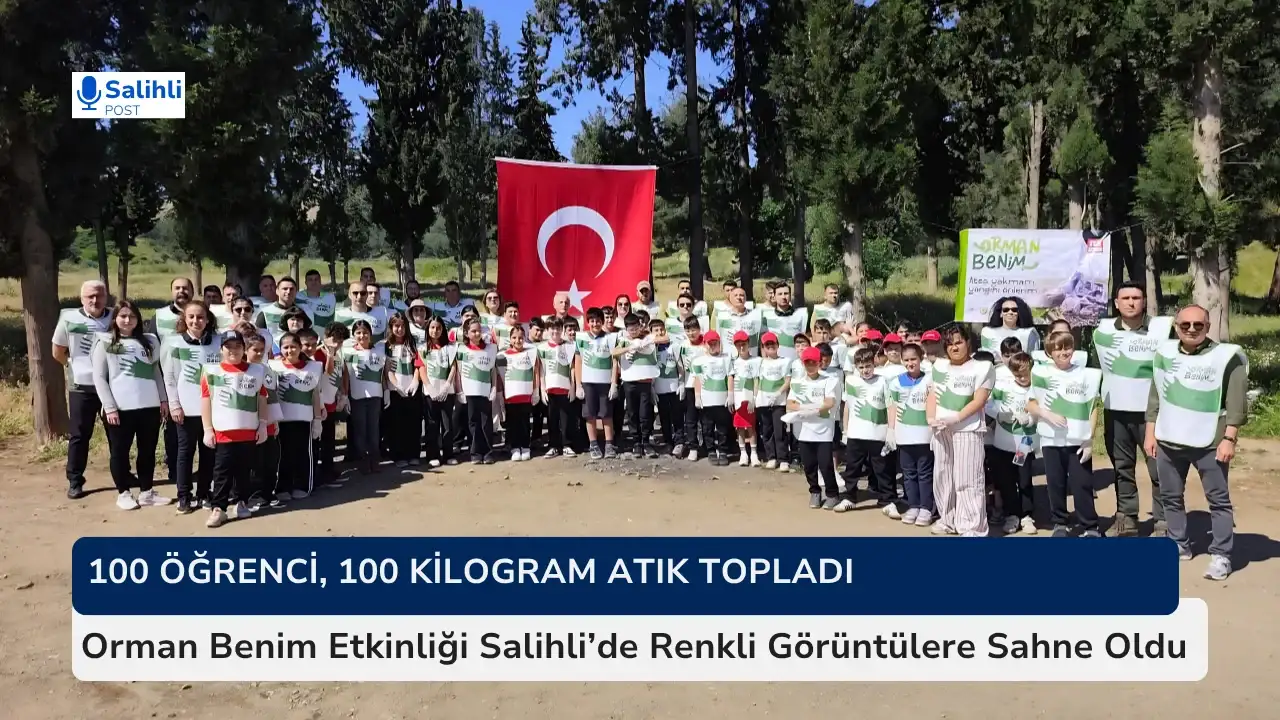 Salihli’de Çocuklardan Yeşil Vatan İçin Örnek Davranış