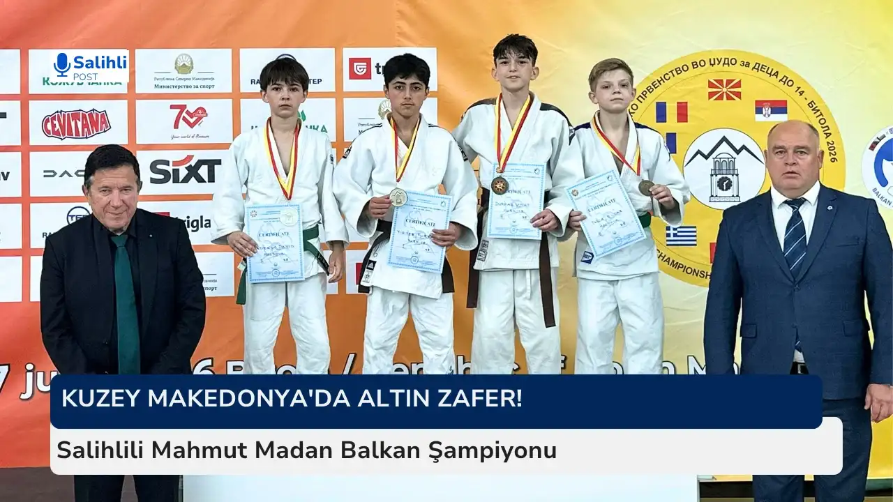 Kuzey Makedonya'da Altın Zafer! Salihlili Mahmut Madan Balkan Şampiyonu