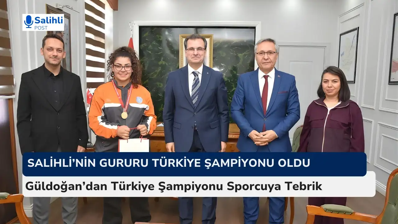 Kaymakam Güldoğan’dan Türkiye Şampiyonu Sporcuya Tebrik