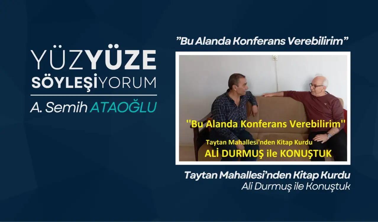 ’’Bu Alanda Konferans Verebilirim’’