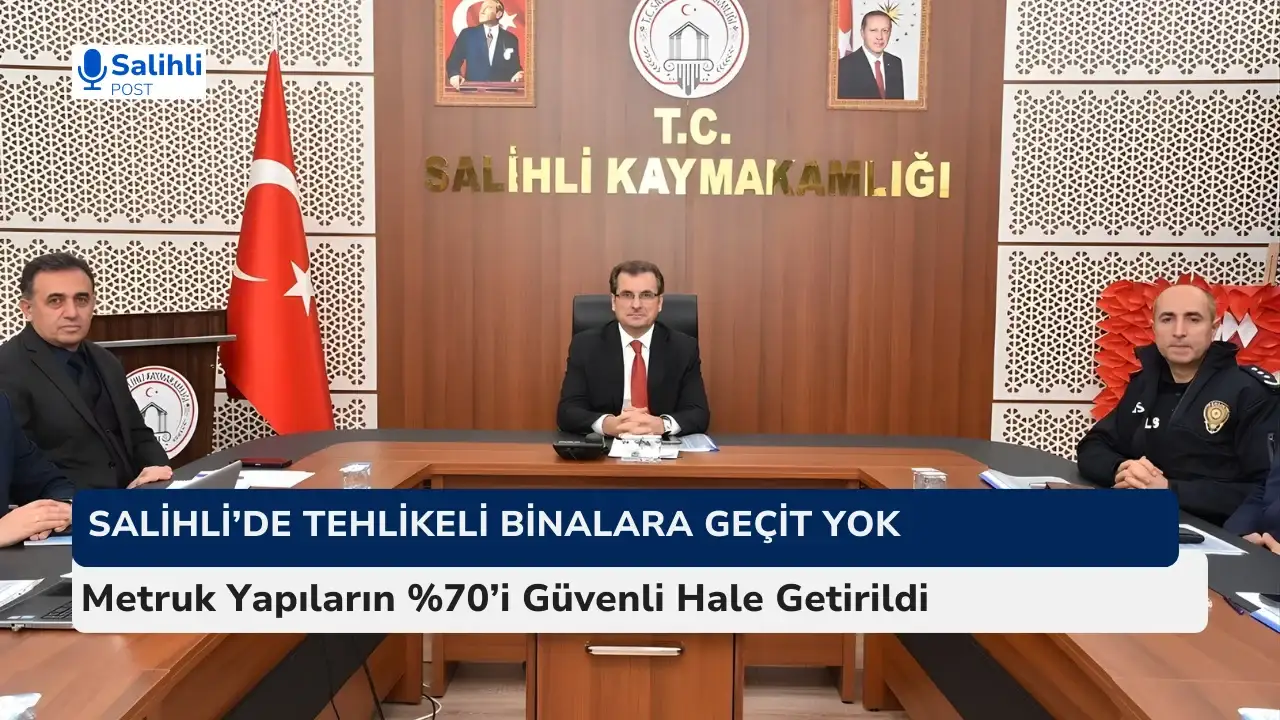Salihli’de Metruk Yapıların yüzde 70’i Güvenli Hale Getirildi