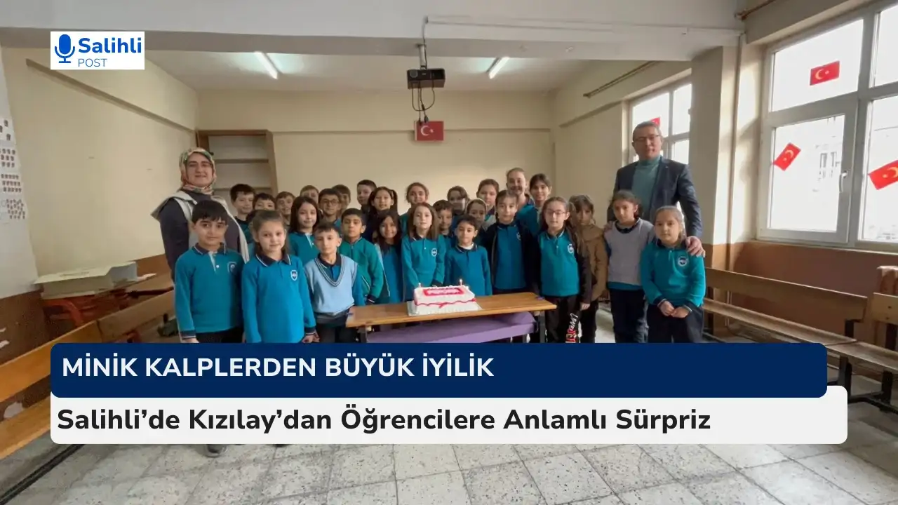 Halide Edip Adıvar İlkokulu’nda Kızılay Sevinci