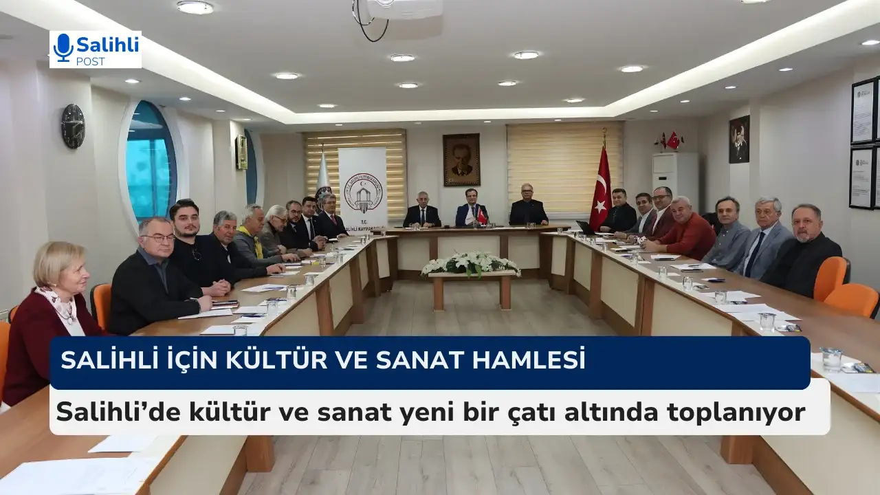 Salihli’de kültür ve sanat yeni bir çatı altında toplanıyor