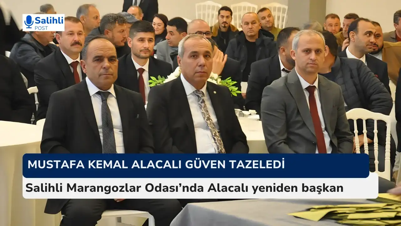 Salihli Marangozlar Odası’nda Alacalı yeniden başkan