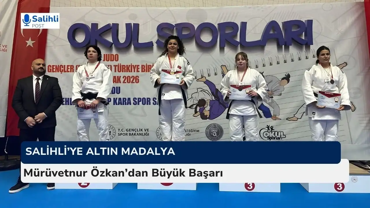 Judoda Türkiye Zirvesi Salihlili Sporcu Mürüvetnur Özkan’ın